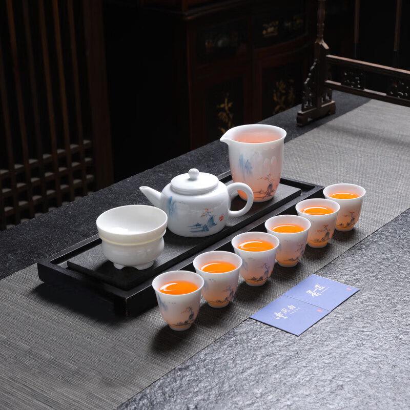 

Tuopai 10-Piece Hand-Painted Ceramic Tea Set