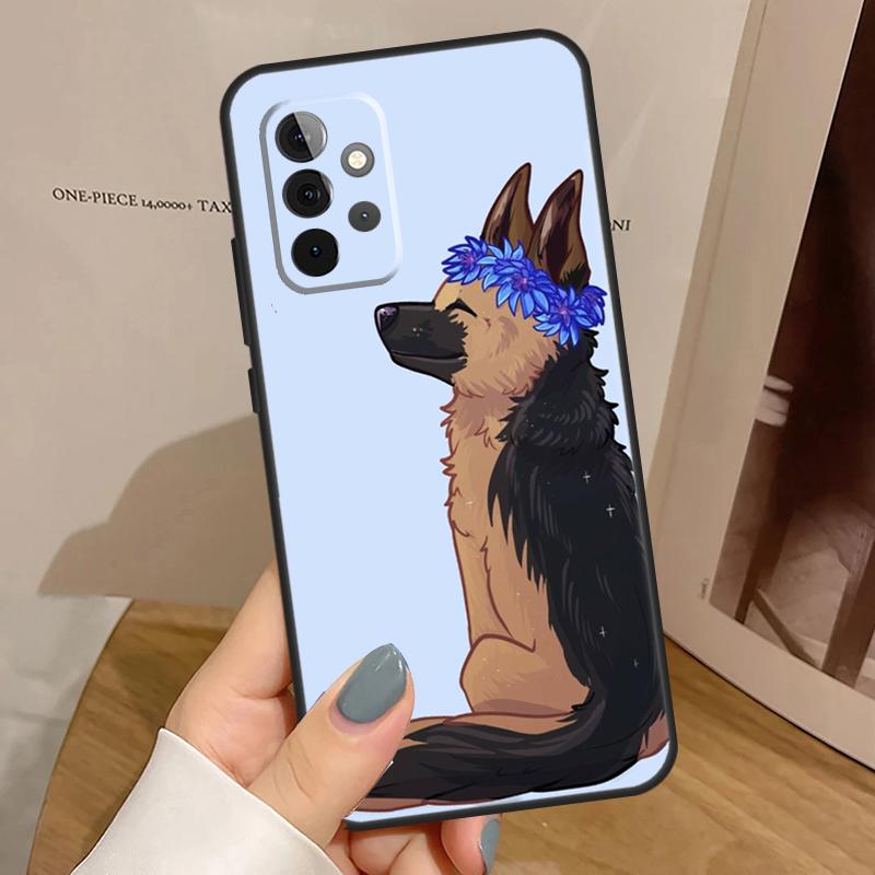 German Shepherd Dog Case For Samsung Galaxy A56 A36 A16 A06 A13 A33 A53 A52 A32 A12 A54 A34 A14 A35 A55 A17 A15