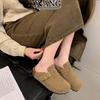 Cowhide version cm platform women's shoes new bag head half slippers summer wear casual cool slippers