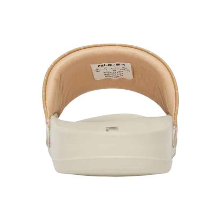 MLB Slipper Stitching Quiet Slip Resistant Abrasion Resistant Slide Slippers Unisex Yellow 3ALPAD333-43BGD