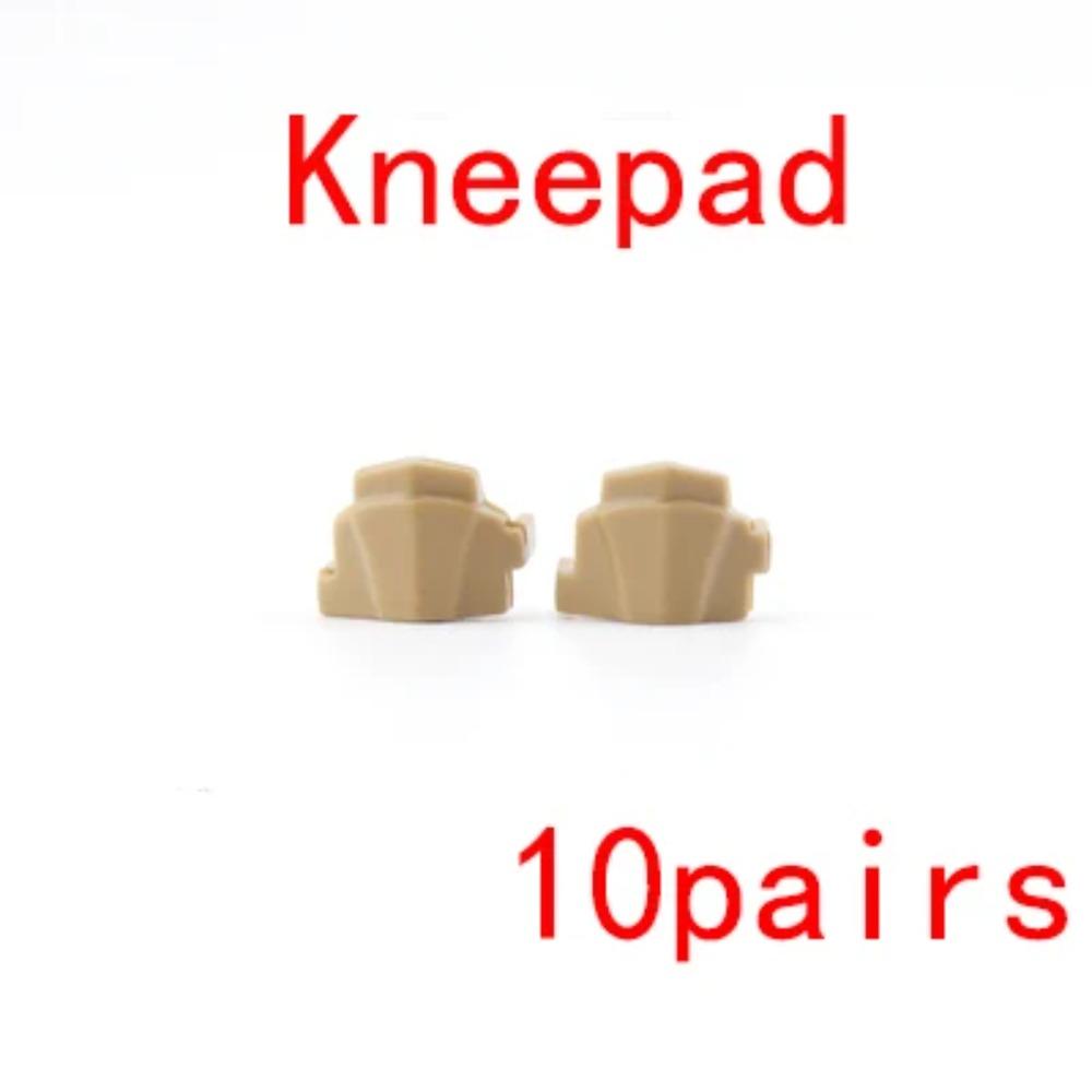 MOC WWII Military Building Blocks Accessories Figure Soldier Ninja Helmet Toy Hat Mini Brick Scarf Mask Knee Pads Gift Toys X027