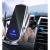Suporte automotivo premium para celular, carregador sem fio, abertura por indução, fechamento de navegação, estrutura de fixação, suporte automático