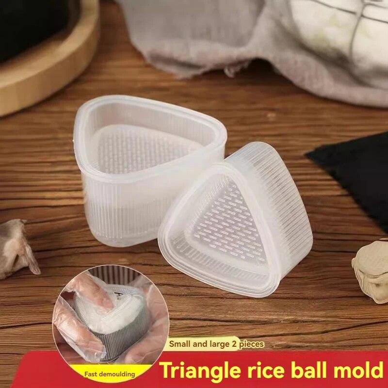 

Triangle Rice Ball Mold Cartoon Children S Rice Ball Mold Seaweed Wrapped Rice Tool Food Grade Material For Baking