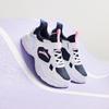Anta Kids Synthetic Leather Fabric Trendy Versatile Lightweight Shock Absorbing Low Top Running Shoes Men Running Shoes Blue White A22445577N-2