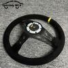 Universal 14inch Concave Racing Sports Steering Wheel Car Rally JDM Drifting Steering Wheel