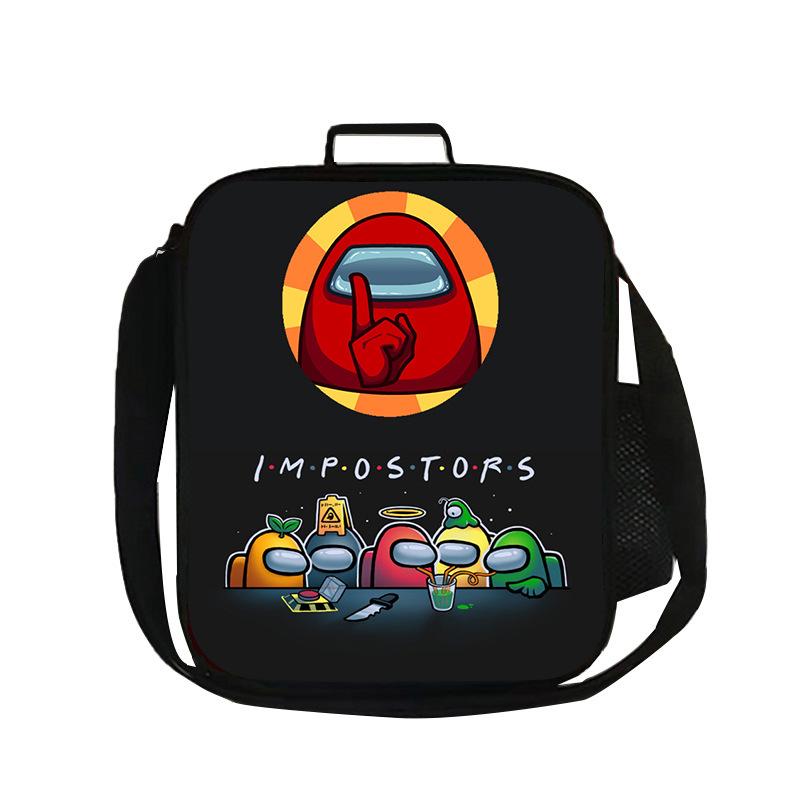 Among Us Space Werewolf Insulation Meal Bag Ice Cube Cartoon Lunch Insulation Bag Outdoor Picnic Ice Bag