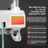 Smart UV Toothbrush Sanitizer, Wall Mounted Toothbrush Sterilizer with Automatic Toothpaste Dispenser