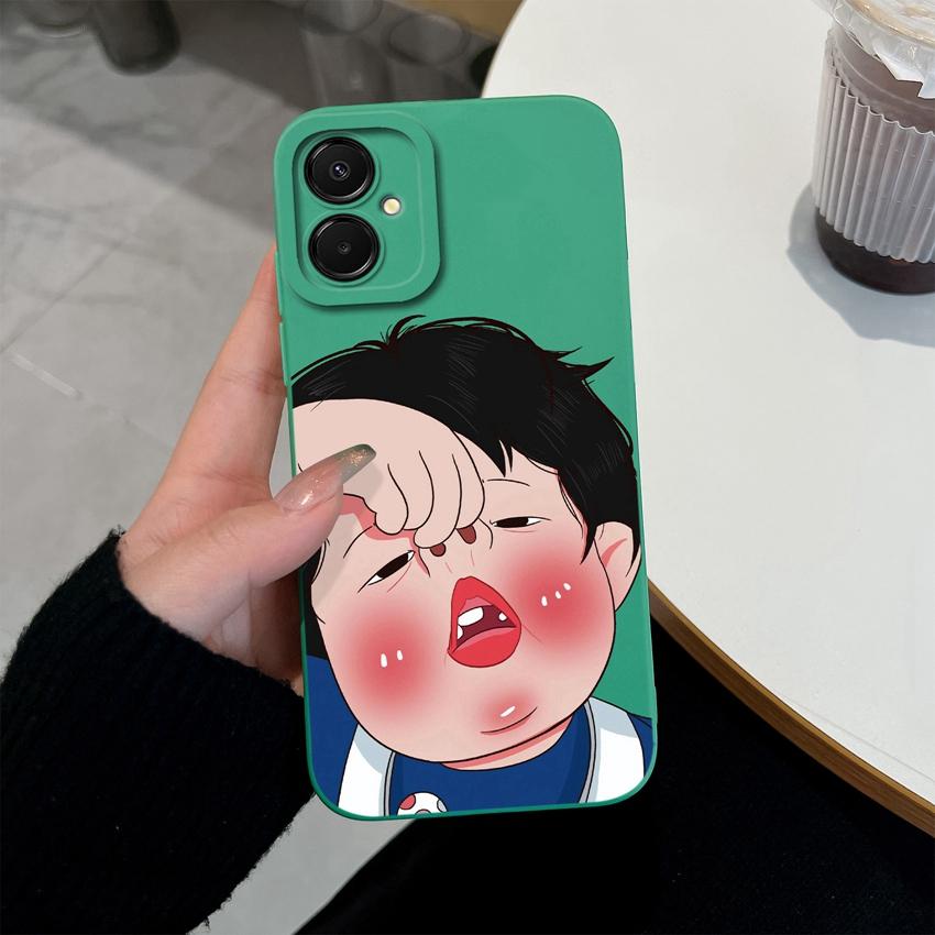 Fashion Case For Samsung A07 M07 F07 A25 A17 M17 F17 M36 F36 M56 S26 Plus Cute Cartoon Star Pattern Soft Liquid Silicone Phone Cover For Samsung Shell