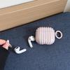 Minimal Small Fresh Pink Vertical Stripes for AirPods 1 /pro1 Earphone Protective Case Cover Second and Third Generation Girls