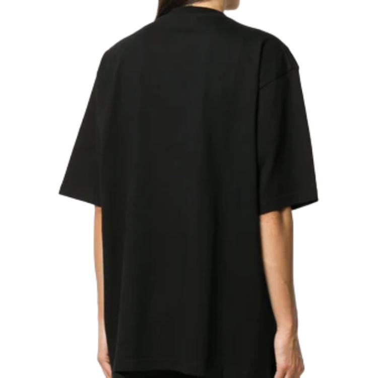 Balenciaga T Shirt Women's Black 620941TIV541070