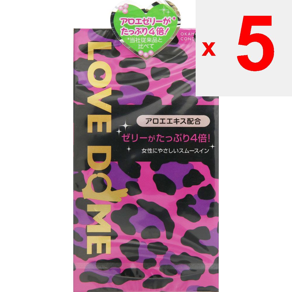 okamoto Love Dome Panther 12 Pcs. Pack of 1 Standard Type Female-friendly Smooth-in Pack of 1
