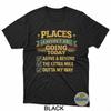 Retro Places I Won'T Be Going Today Funny Quote Men Women T-Shirt