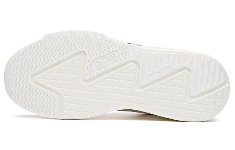 Women's Sneakers Anta G6 Abrasion Resistant High top Skateboard Shoes Women's White Purple