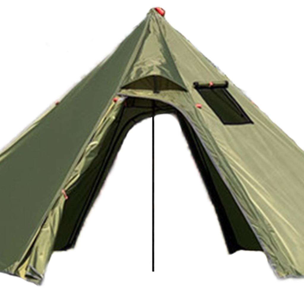 Camping Tent Four Season 3 Person Ultralight with Fire Retardant Flue Pipes Window