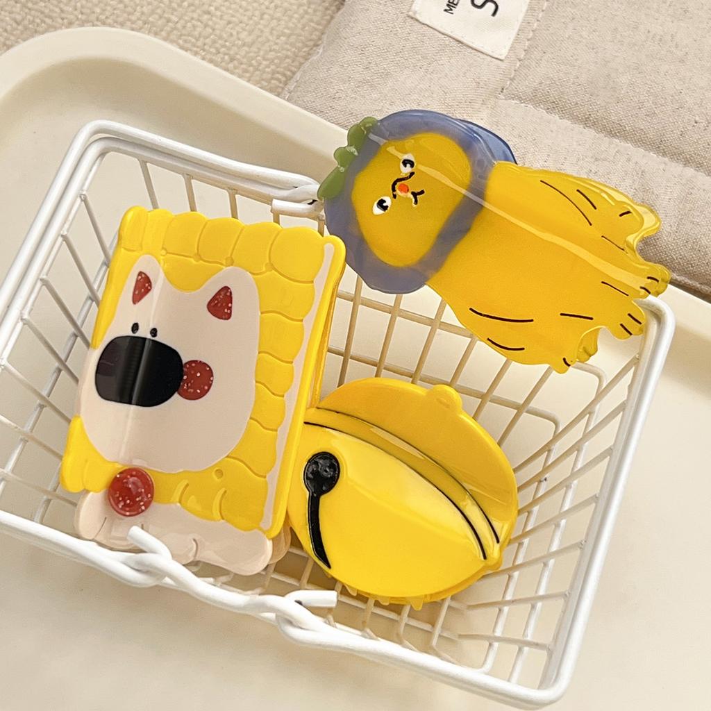 1pc Cute dog bell hair clip, shark clip hair accessory, back of the head clip, hairpin hair accessory