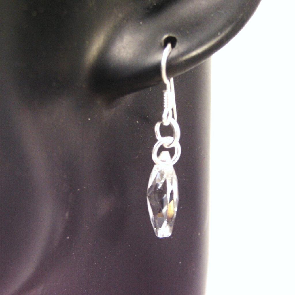 Les Trésors De Lily [G1961] - White 'Linda' Silver Earrings