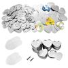 Badge Machine Badge Heart Badge Button Suitable for Molds for Badge 100 Metal 58mm Heart-shaped Material, Manufacturing, Material, Badge, Badge,