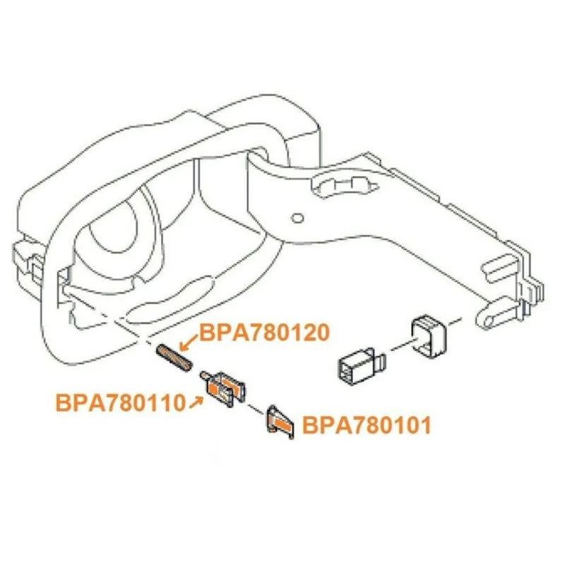 Fuel Filler Flap Latch Repair Kit for Discovery 3/4 Sport ARV780020 BPA780101 BPA780110 BPA780120 CAL500070
