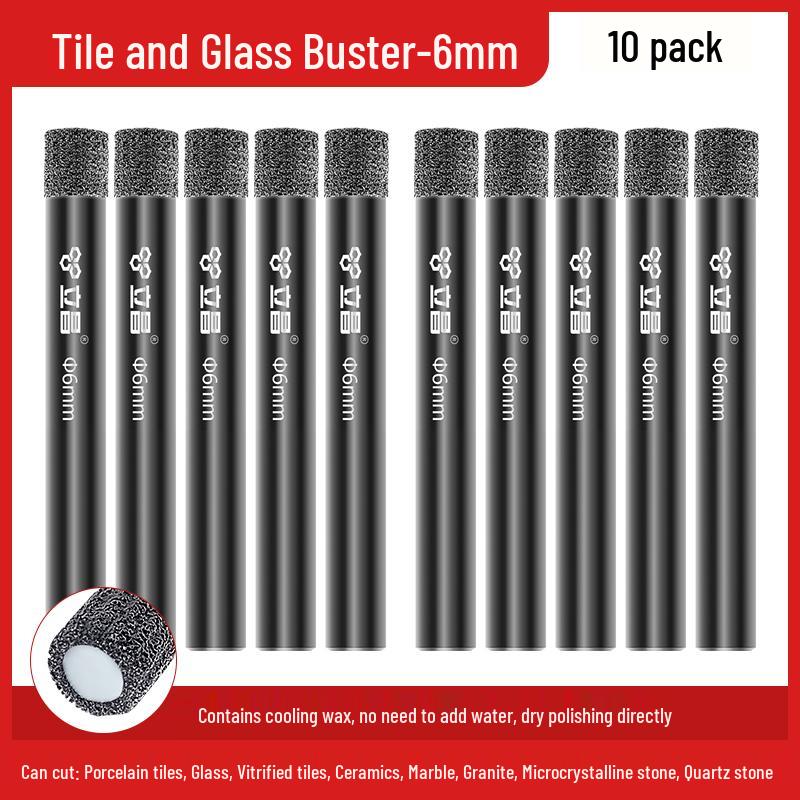 Tile and Glass Drill Bit - Hole Saw for Marble and Tile Drilling