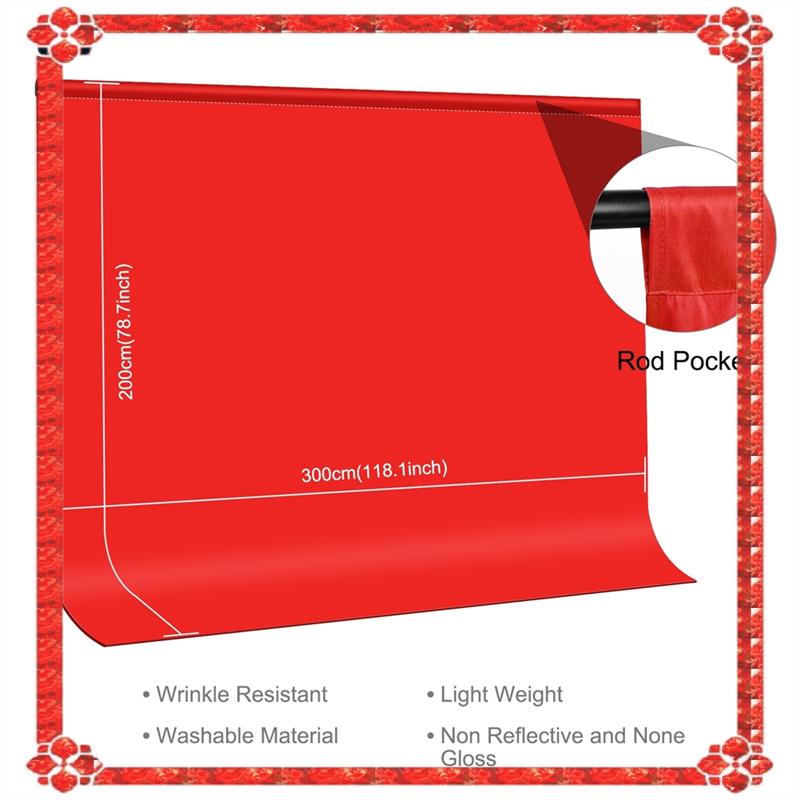24-Hour Delivery 3X2M Photography Background Cloth Studio Live Portrait Cloth Keyless Cloth Multifunctional Photo Background Clo