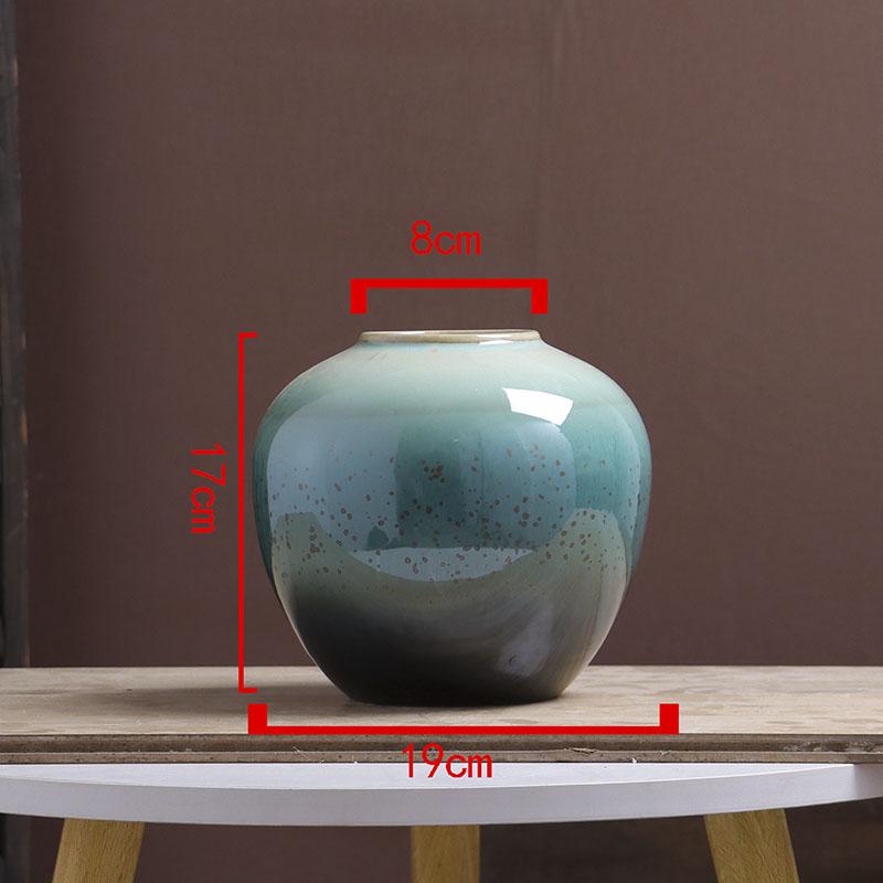 Nordic Minimalist Ceramic Flower Vase for Dining & Living Room Decor