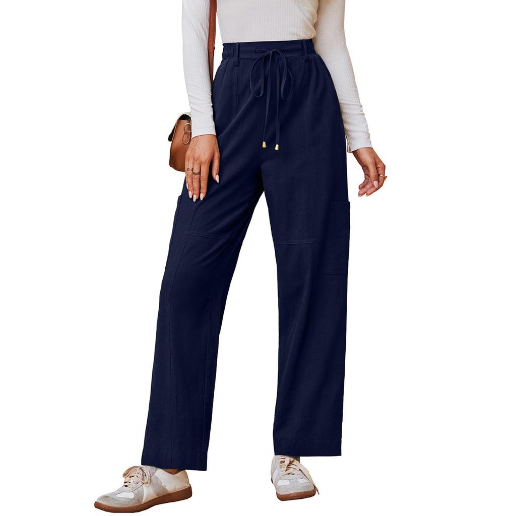 Womens Casual Wide Leg Trousers  Travel Vacation Outfits