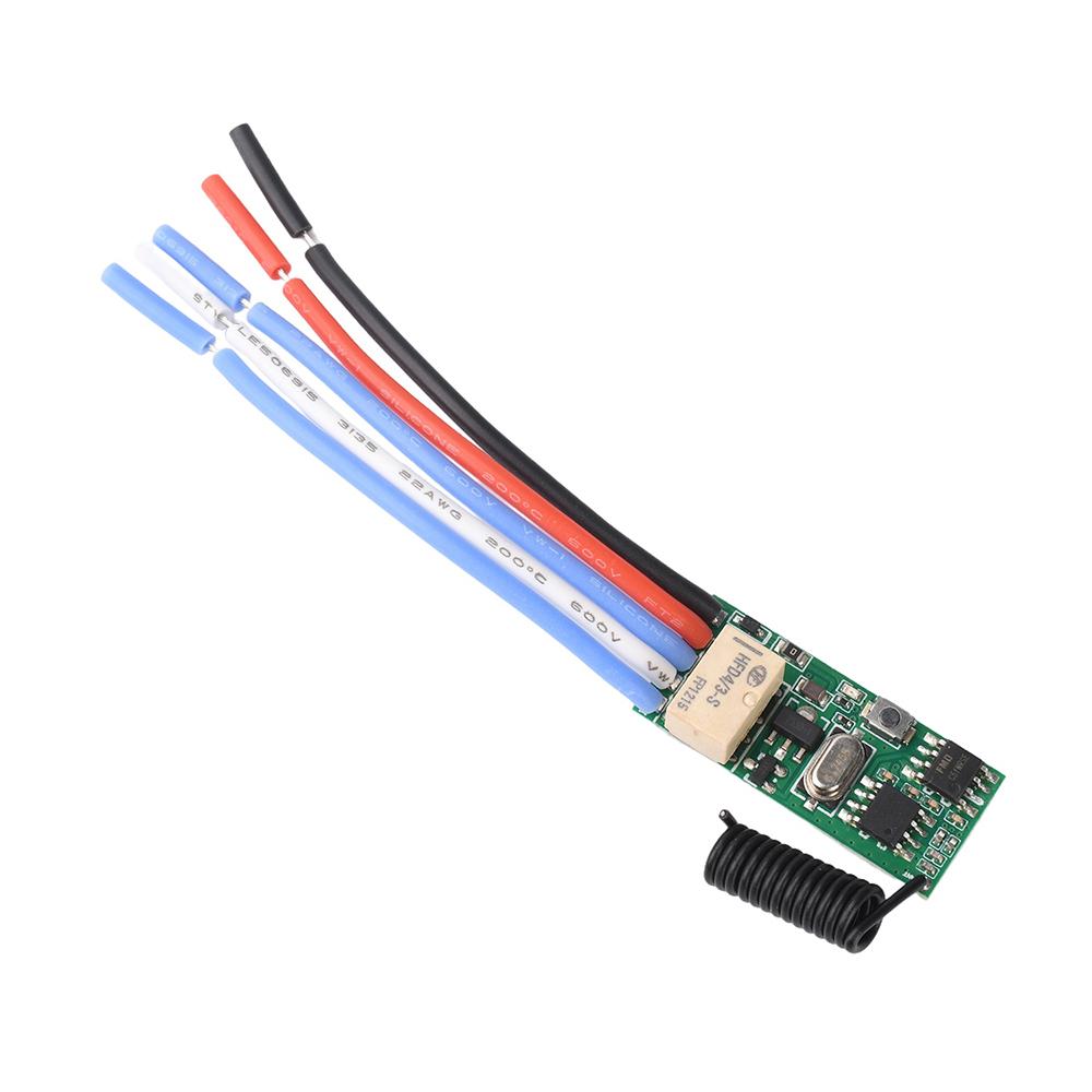 DC 3V-18V Wide Voltage Universal RF Module Miniature Wireless Remote Control Switch Receiver Module 433MHZ