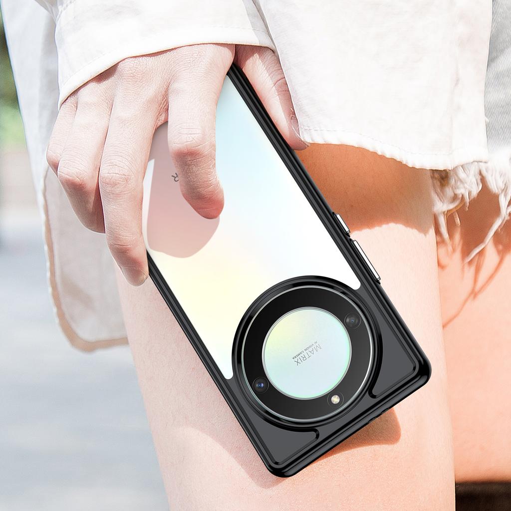 For Honor Magic5 Lite 5G/X40 5G/X9a 5G Clear Phone Case TPU+Acrylic Shockproof Protective Cover