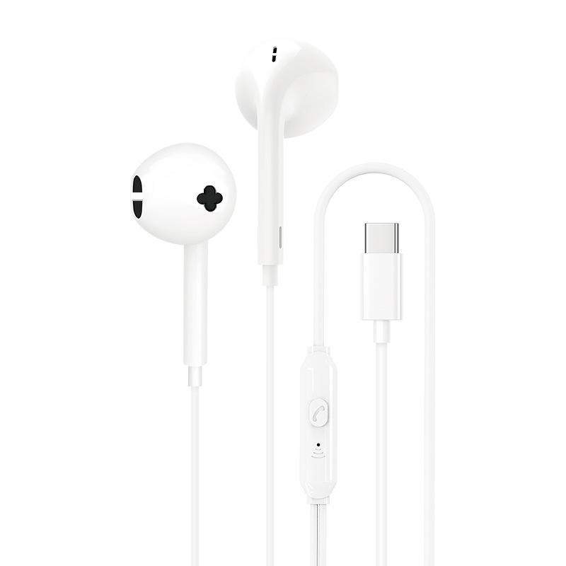 Universal Wired In-Ear Earphones for Type-C Devices: Compatible with Vivo, Huawei, Xiaomi, and More