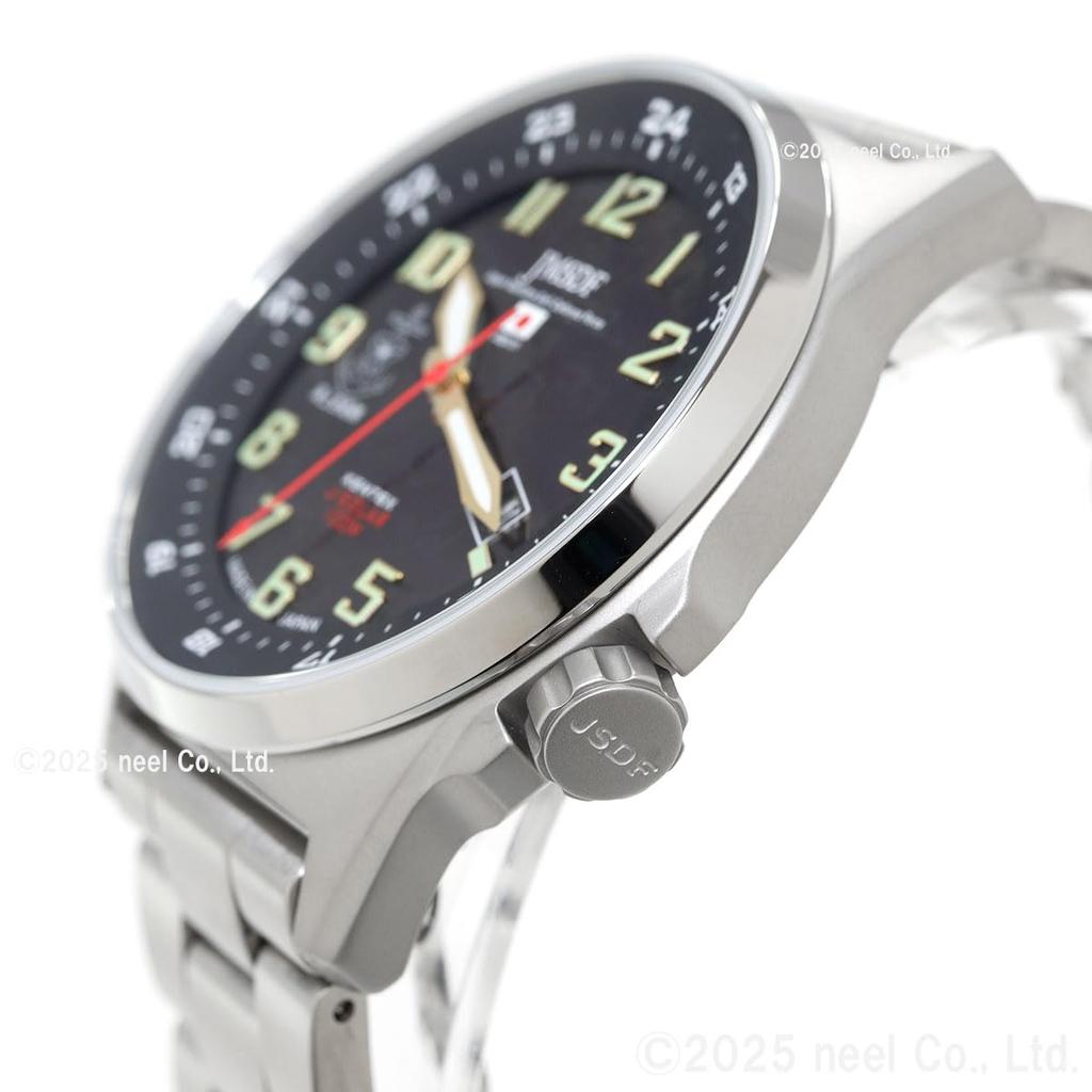 Kentex JSDF Standard Solar Japan Maritime Force Military Silver Watch, Self-Defense Model, Style, S715M-06,