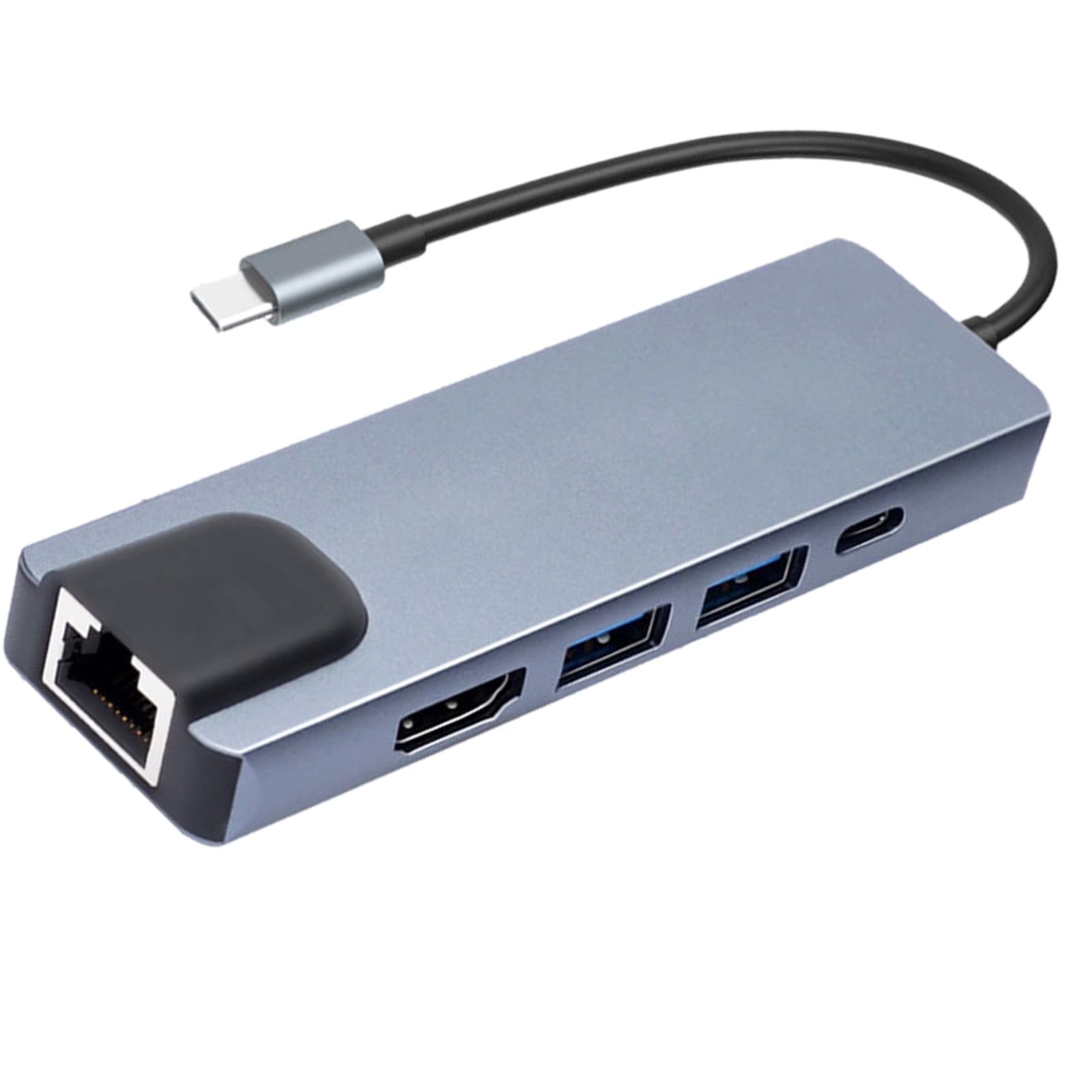 

Lebonarie Docking Station HDMI LAN Expansion USB-C (Silver)