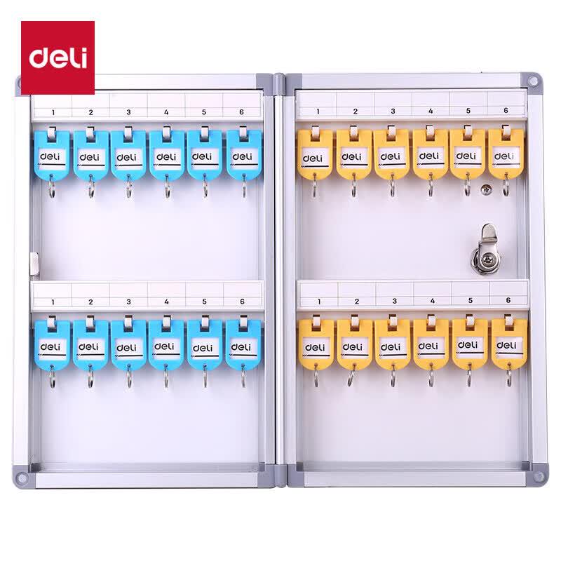 Deli Wall-Mounted Metal Key Management Cabinet