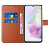 Coque de protection - Samsung - Galaxy A35 5G - Antichoc - Cuir PU - Support multi-positions
