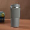 Portable Car Stainless Steel Insulated Mug with Silicone Sleeve