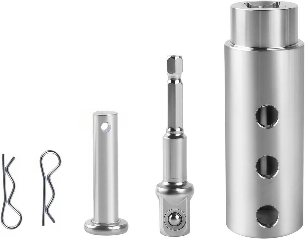 Multifunctional Electric Hydraulic Jack with U-Groove and Drill Bit Adapter Set