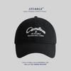 Duckbill Cap With Letter Embroidery For Sun Protection And Casual Style Summer