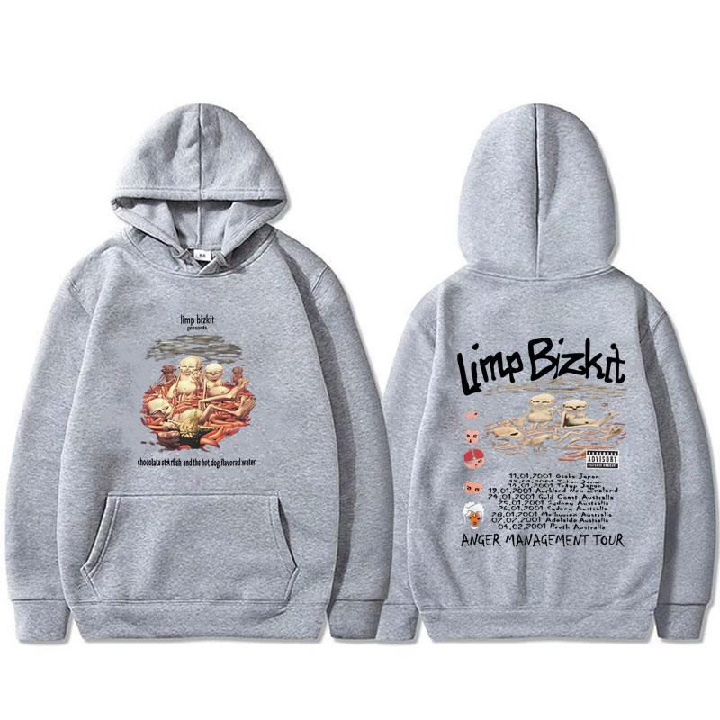 Rock Band Limp Bizkit Anger Management Tour Hoodie Men Women Casual Oversized Pullover Hoodies Hip Hop Streetwear