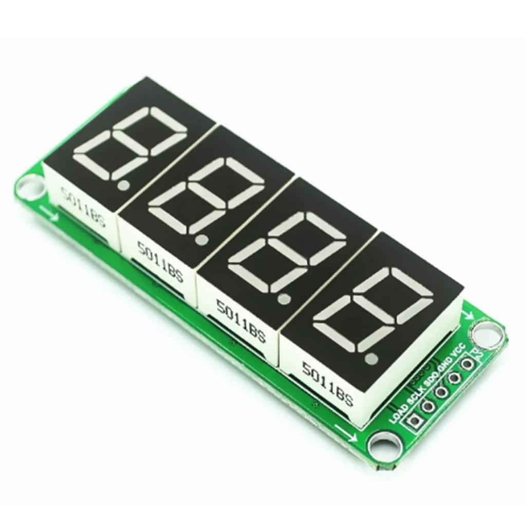 74HC595 2/3/4-Digit Red 0.5" LED Display Module with Seamless Cascade Capability.