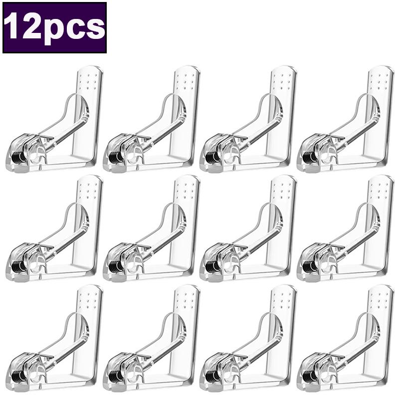 Plastic Transparent Table Cloth Clip Wedding Picnic Table Cover Clip Holder Anti-Slip Party Tablecloth Stable Clips Fixed Clamp