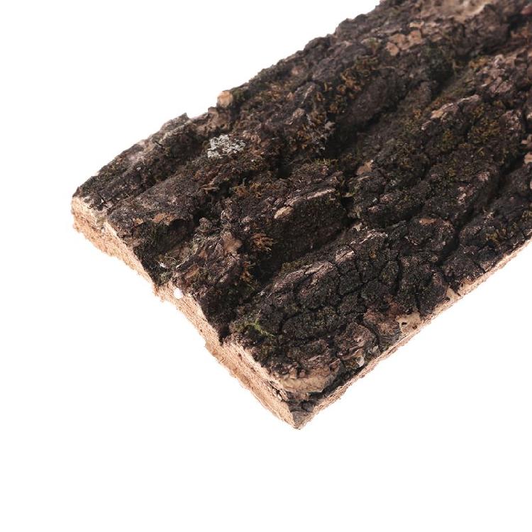 Natrual Flat Cork Bark Reptiles Terrariums Ornament for Water for Tank Terrarium