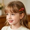 5Pcs Kids Hairpins Scratch-Resistant Surface Heart Decoration Girls Hair Clips Side Bang Hair Pins Hair Accessories