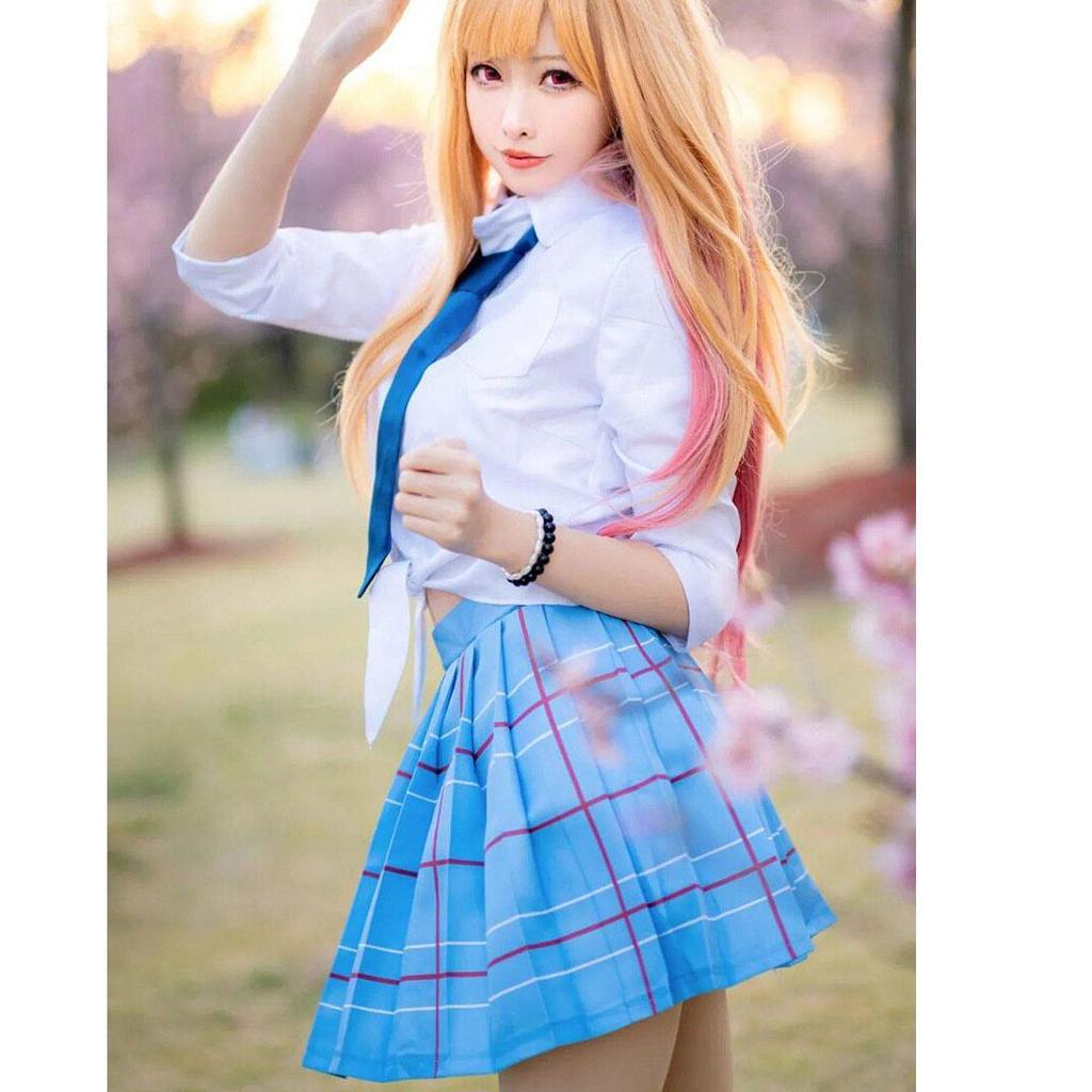 Cosplay Anime Moje Oblékání Darling Marin Kitagawa JK Uniforma Košile Sukně Oblečení Halloween Karneval Kostýmy Cosplay
