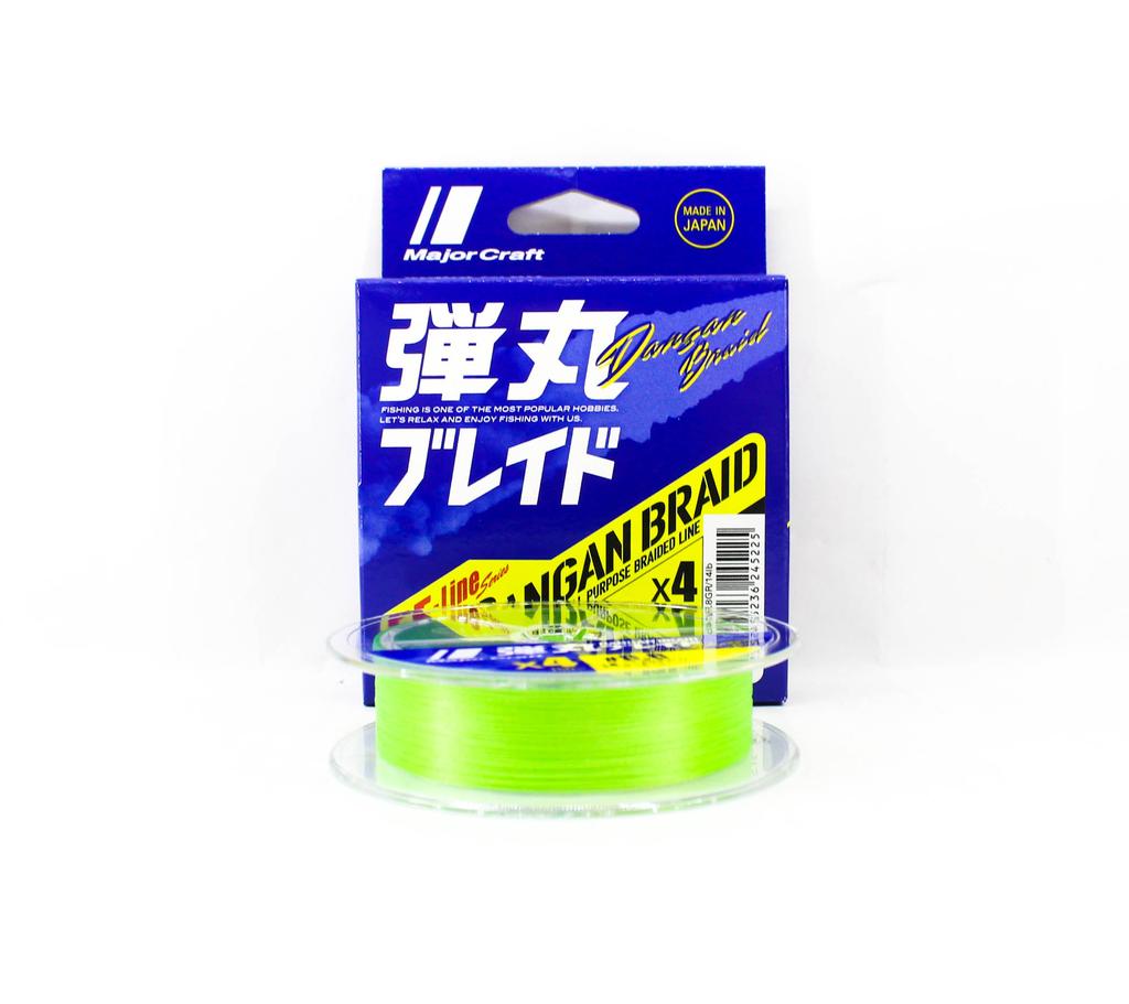 Major Craft Dangan Braid Line X4 150m P.E 0.8 Green DB4-150/0.8GR/14lb 5225