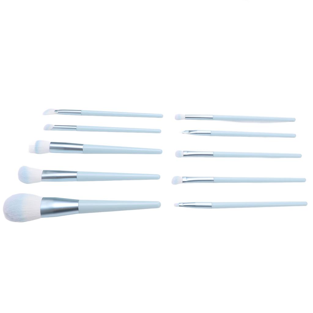 10pcs Makeup Brush Set Soft Synthetic Professional Portable Foundation Powder Eye Shadows Blush Brus