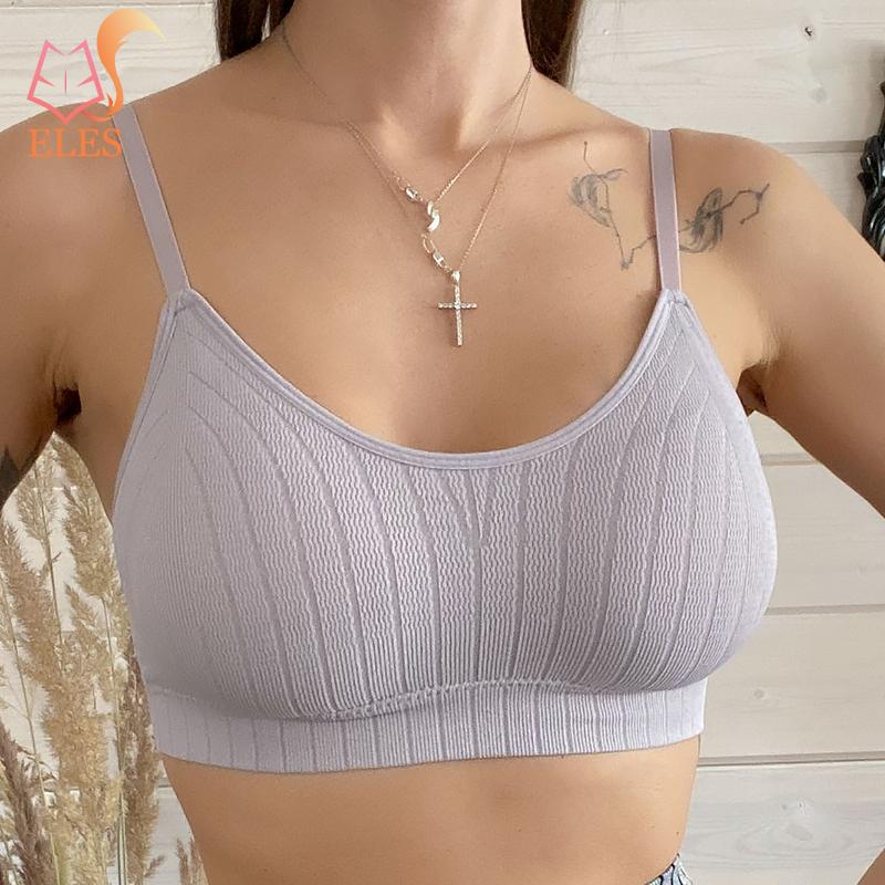 U-Shaped Back Sports Tube Top Breathable Crop Lingerie Underwear Sexy Wireless Bralette Seamless Women Bra Padded Sleep Tops Bra