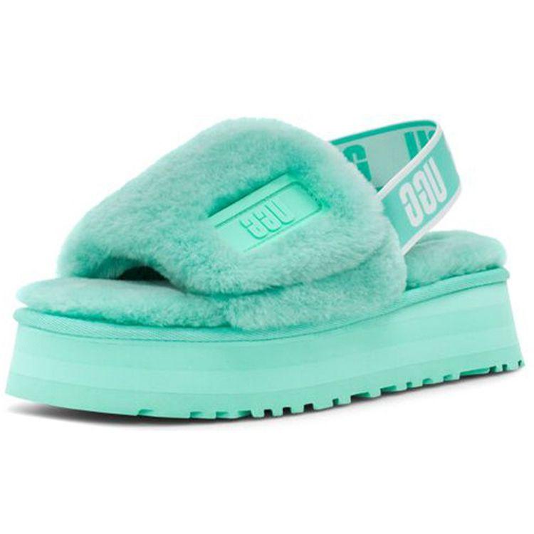 UGG Disco Slide Sandal Tide Pool Women Sneakers Green 1112258-TDP