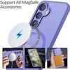 Protective Case - BOOLING - for Samsung Galaxy S25 FE - with Magnetic Ring Camera Film - Purple