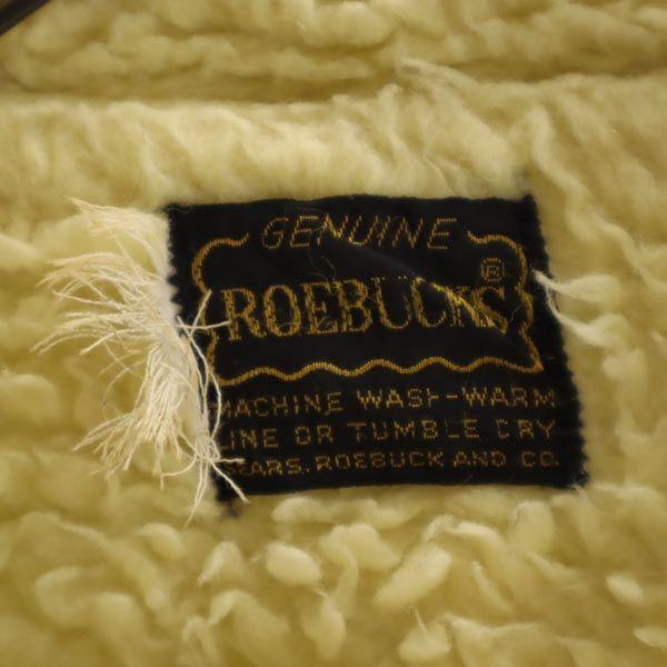 ROEBUCKS 70s Vintage Denim Jacket Fleece-lined Denim Jacket Men's Used
