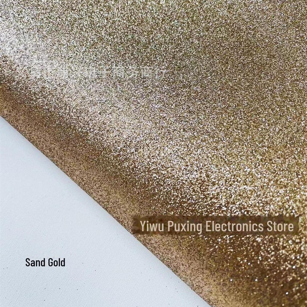 PU koža trblietavá látka s prechodovou dúhou a zlato-strieborným trblietavým efektom