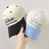 Embroidered Letter Baseball Hat Nylon Sun Hat Versatile Embroidery Baseball Cap  Cycling